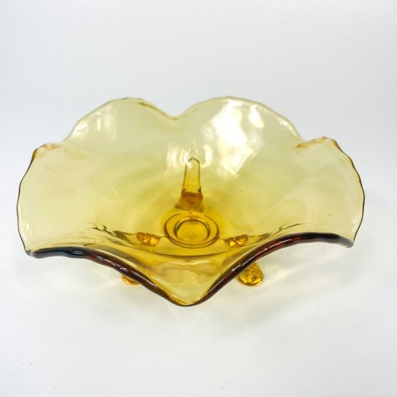 Viking Early Epic Tree Bark 3 Feet Bon Bon Bowl Dish - Picture 3 of 7